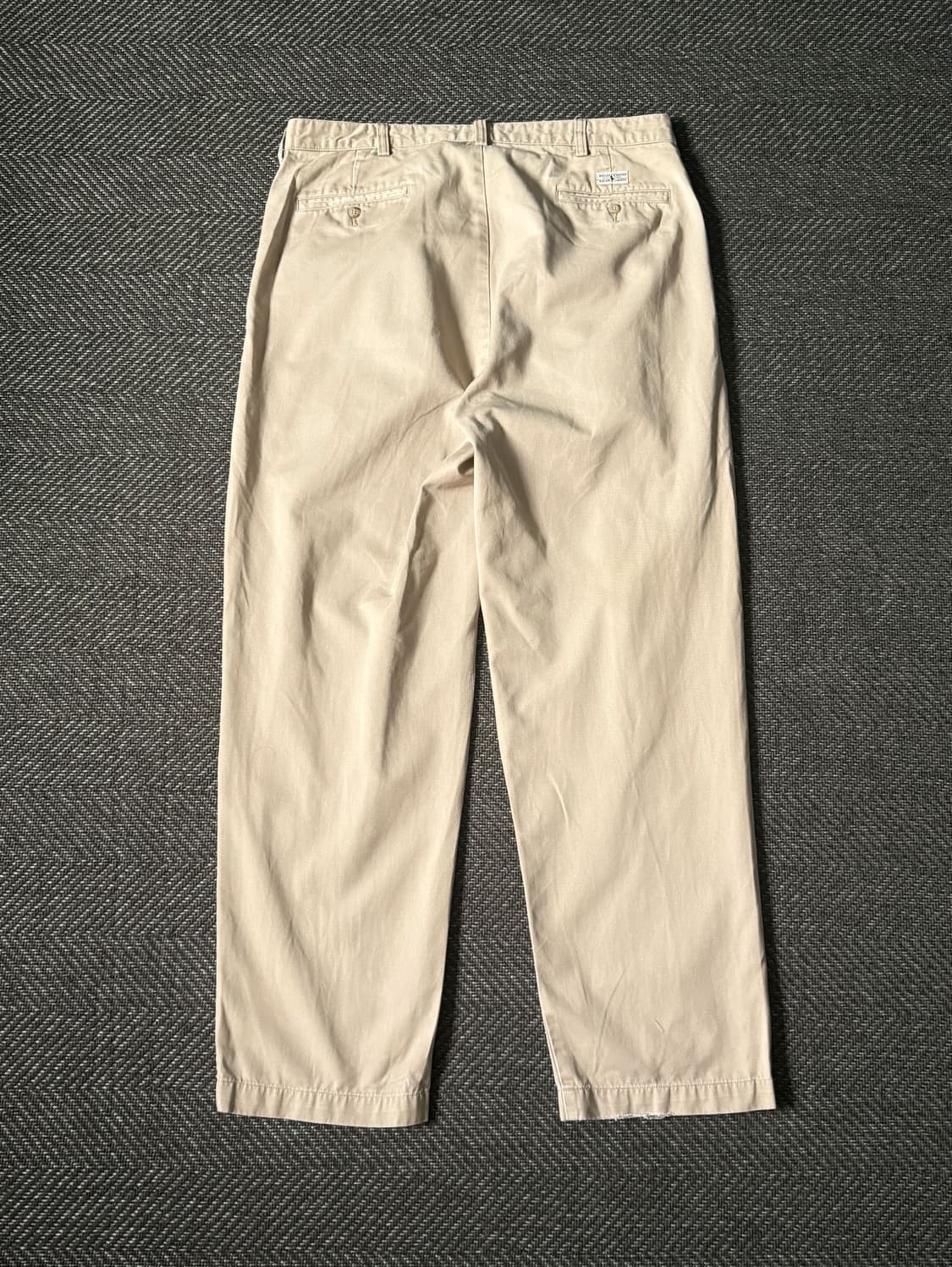 (36) 90s 폴로 랄프로렌 앤드류 더블 플리츠 치노 팬츠 상품이미지8