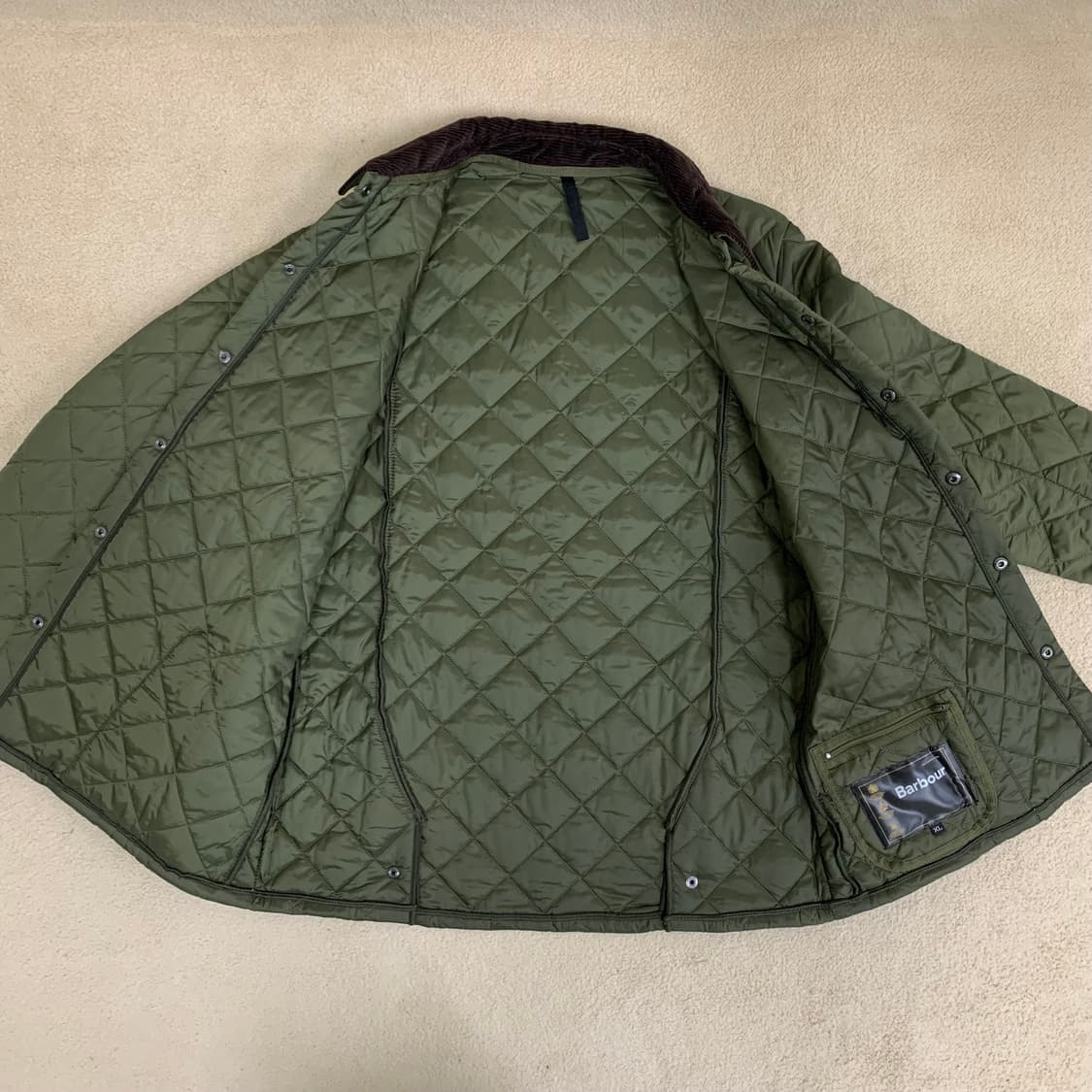 바버 헤리티지 리더스데일 퀼팅자켓(XL/그린) 퀄팅자켓 상품이미지6