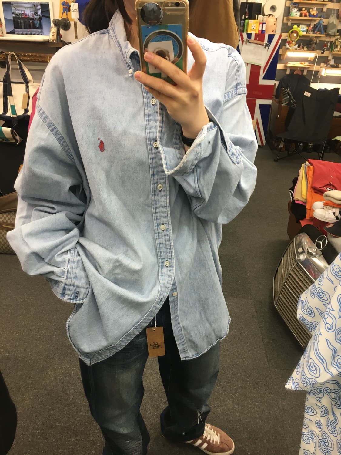 랄프로렌 데님 셔츠 상품이미지1