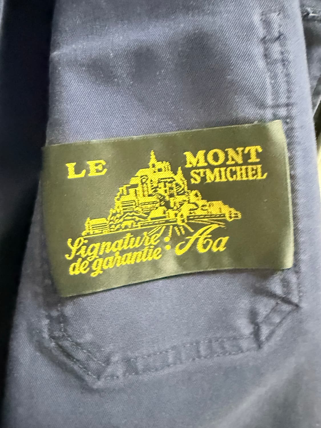 르몽생미셸 Moleskine Work Jacket -BLUE 48사이즈 상품이미지3