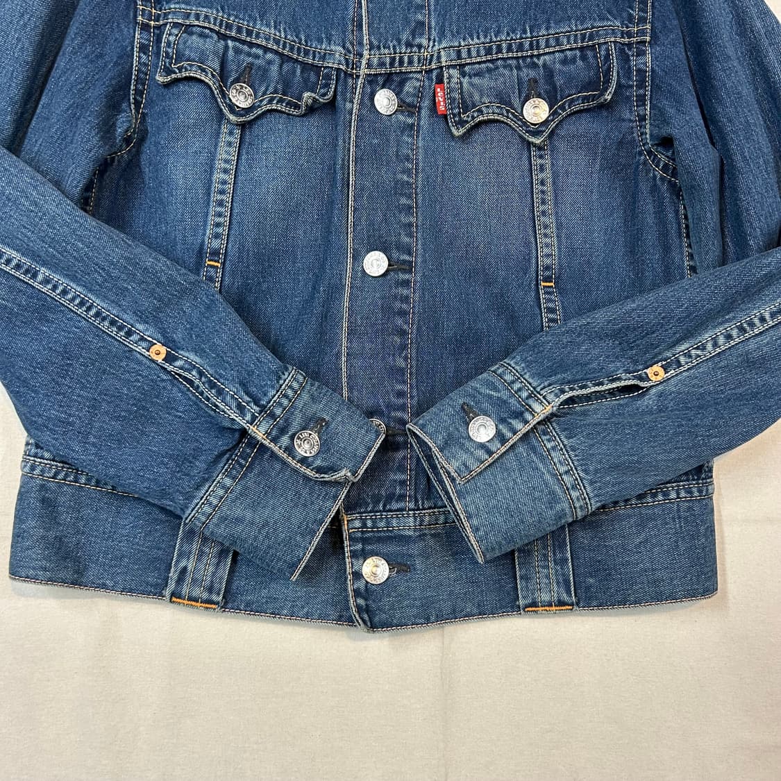L) 리바이스 아이코닉 데님자켓 TYPE 1 데님 청자켓 상품이미지4
