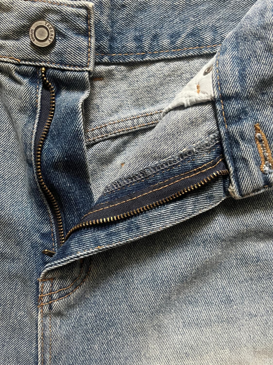 테이크이지 워시드 데님 8부 팬츠 상품이미지3