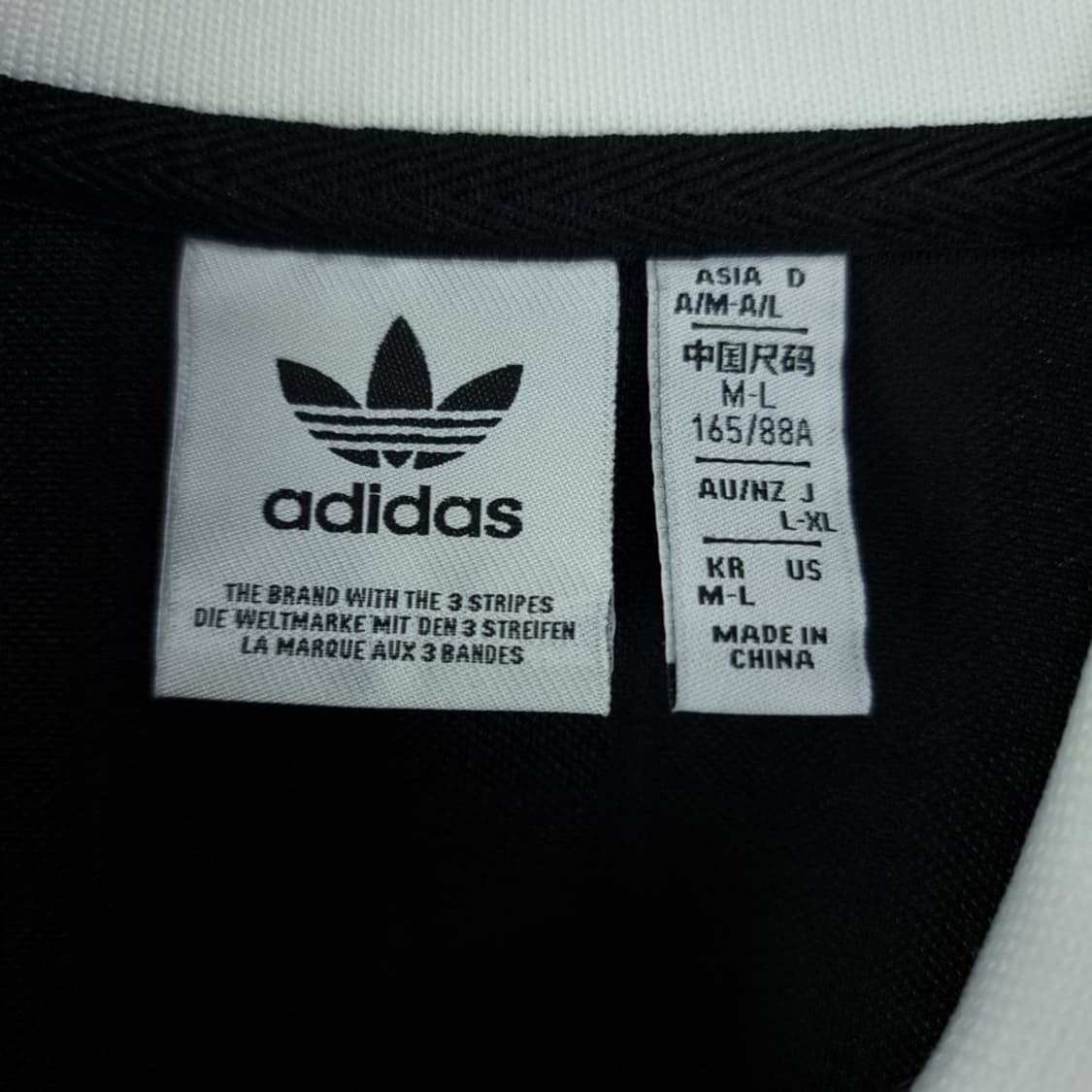 [아디다스] 블록코어 풋볼 롱슬리브 티셔츠 블랙 M20025 상품이미지7