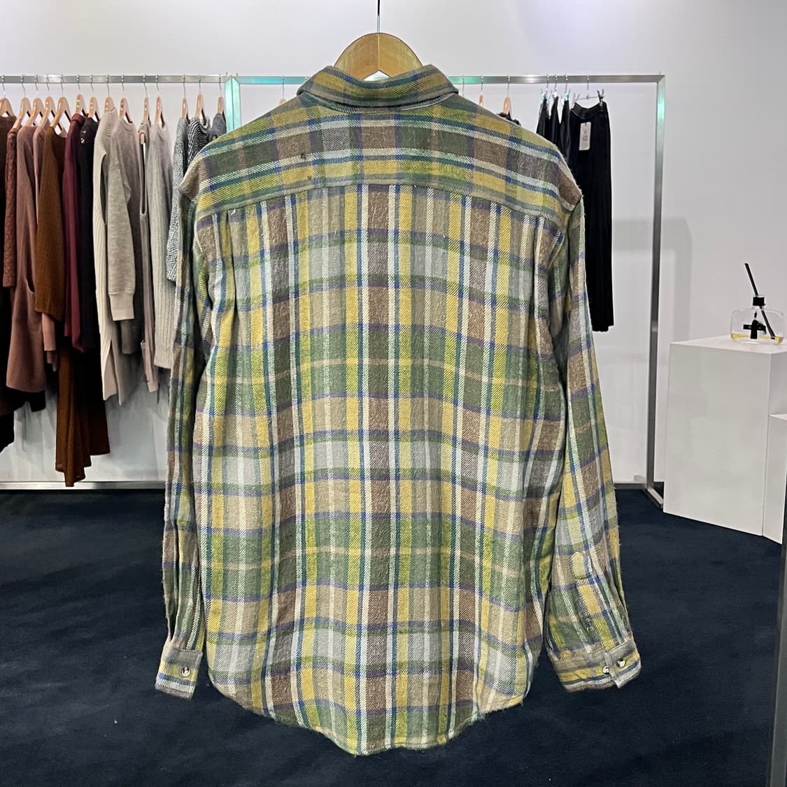 [M] 90s Bossbat 플란넬셔츠 상품이미지2