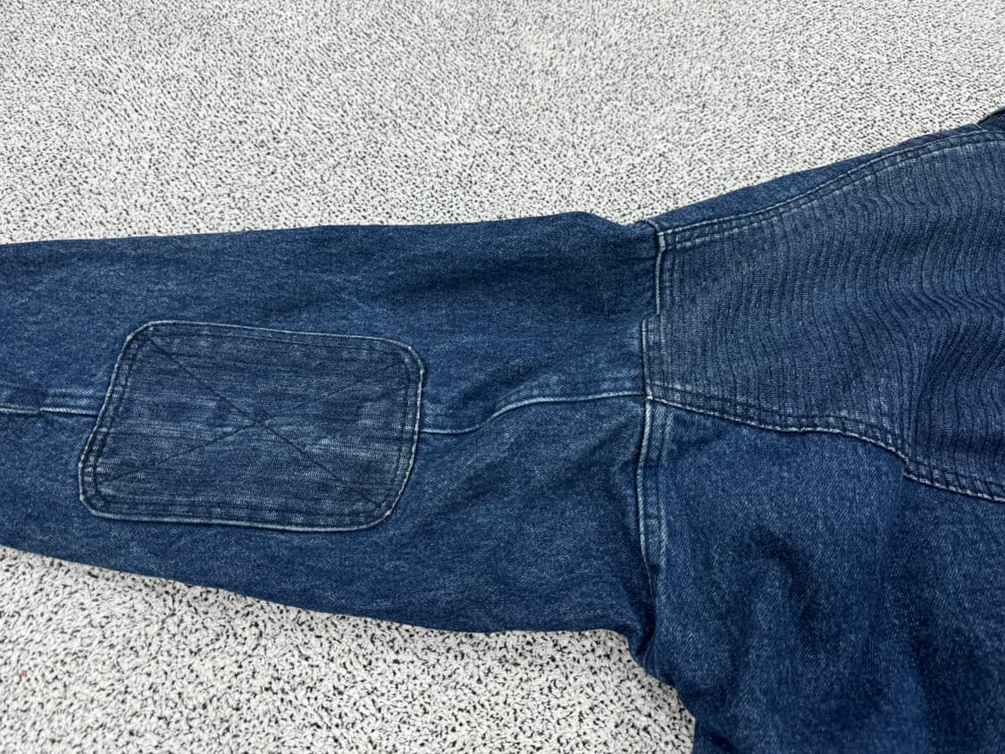 90s 헤비코튼 쉐르파 데님 라이더자켓 상품이미지5