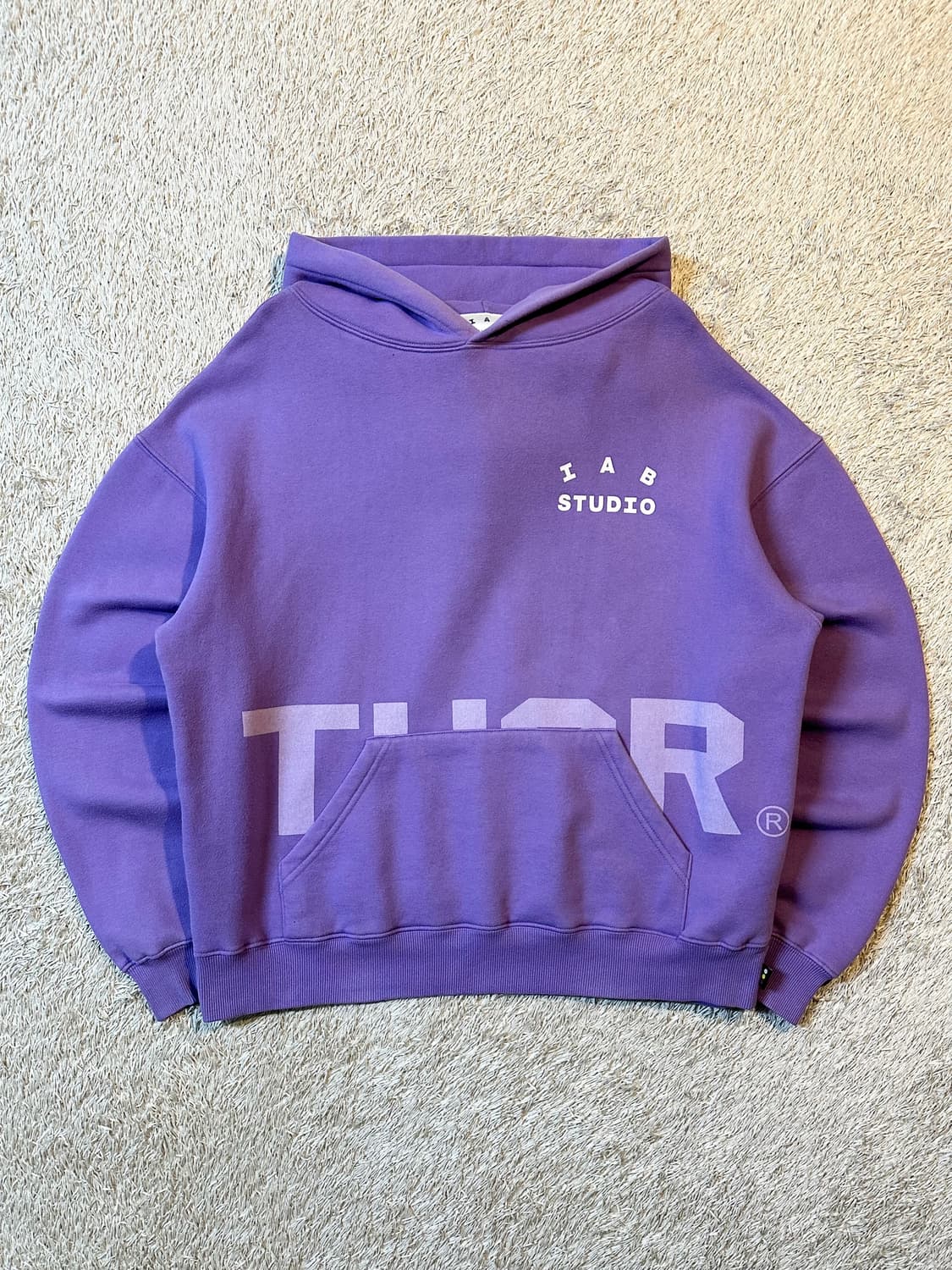 희귀) 아이앱 스튜디오 X 토르 컨테이너 후드티 퍼플 상품이미지1