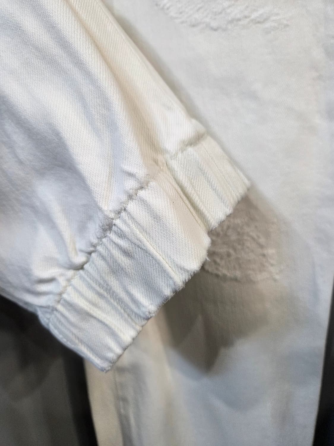 G-STAR화이트 데미지 조거팬(W33/L32)남여공용 상품이미지5