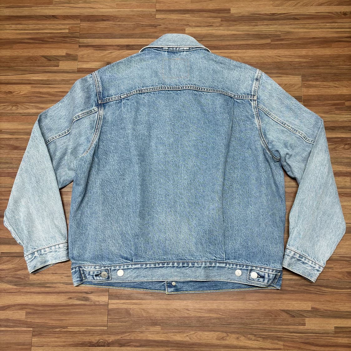 리바이스 2세대 타입2 빅E 포켓 트럭커 데님 지쟌 지잔 워싱 자켓 상품이미지3