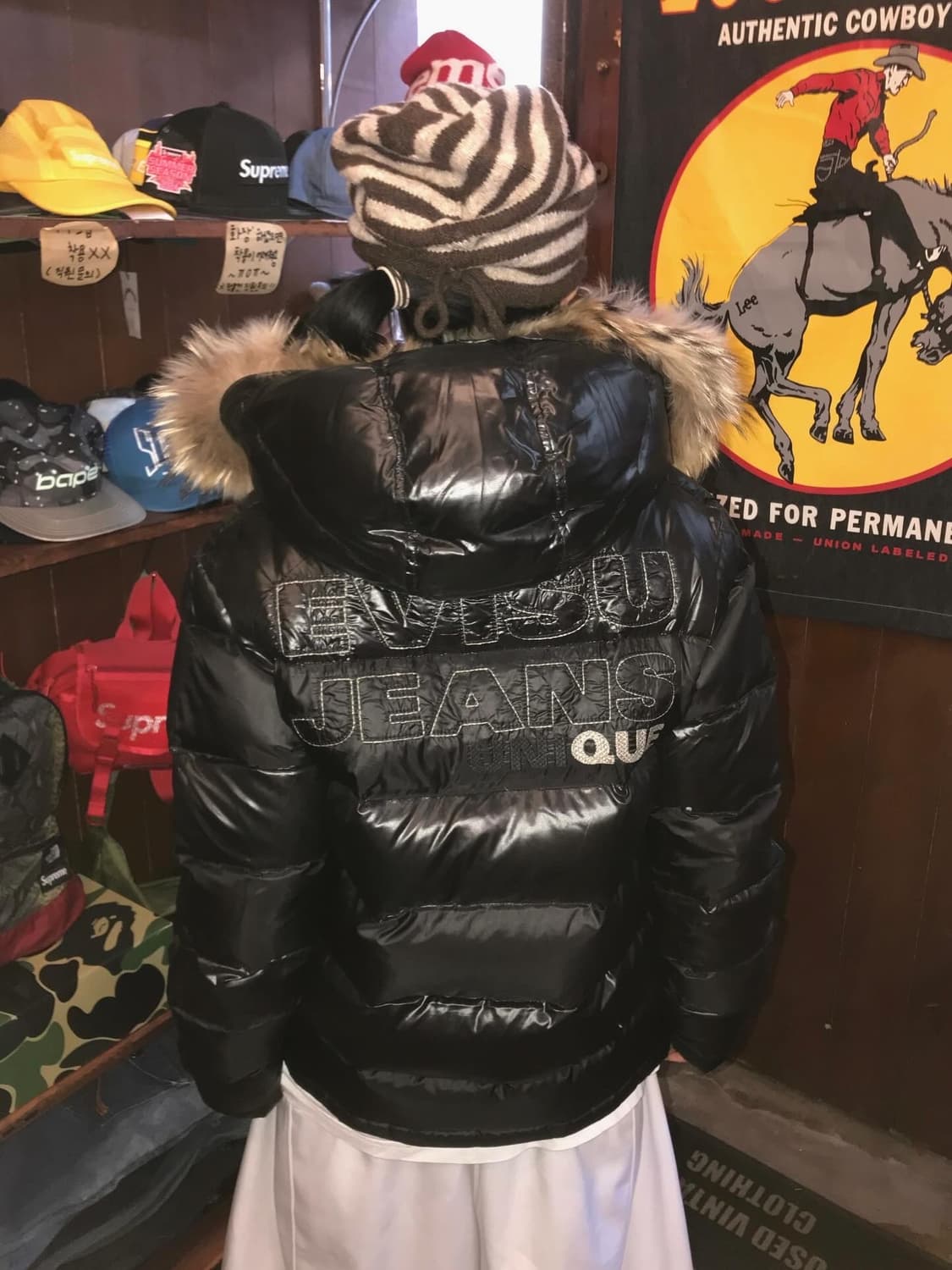 Evisu Fur Padded JK 상품이미지1