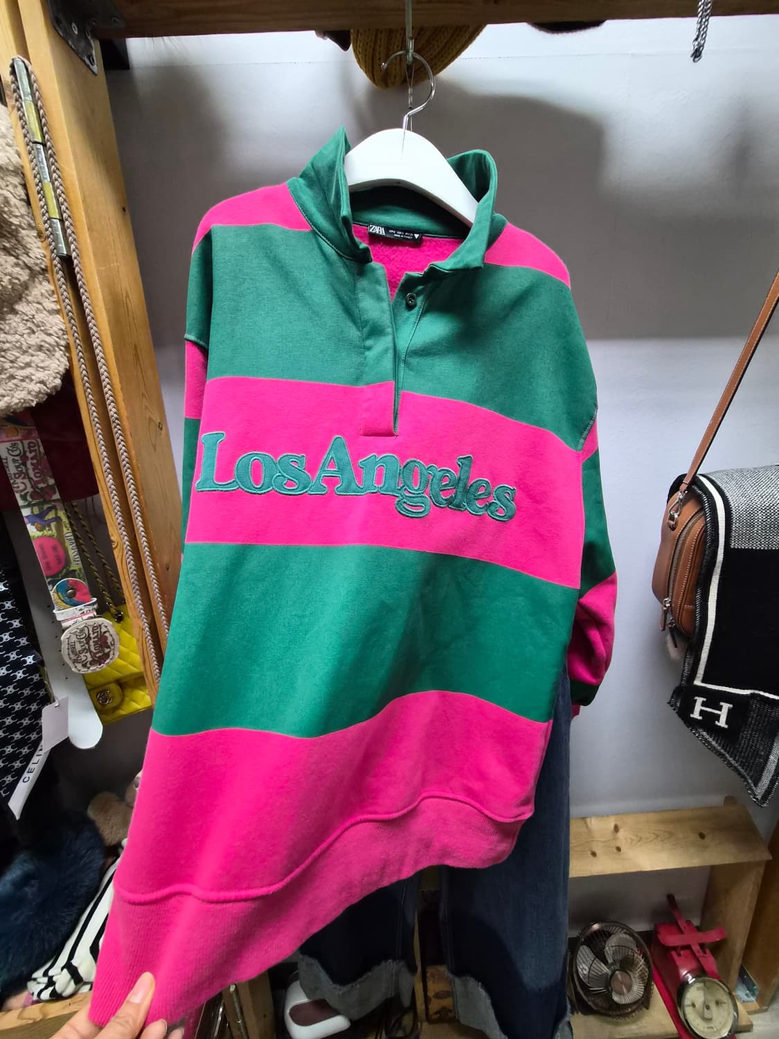 자라 기모 카라 맨투맨 상품이미지4