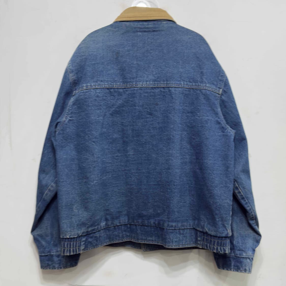 80s 에디바우어 플란넬 안감 데님 자켓 상품이미지7