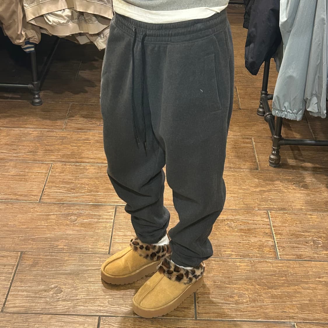 [HI] 퓨마 조거 추리닝 팬츠 차콜 상품이미지4