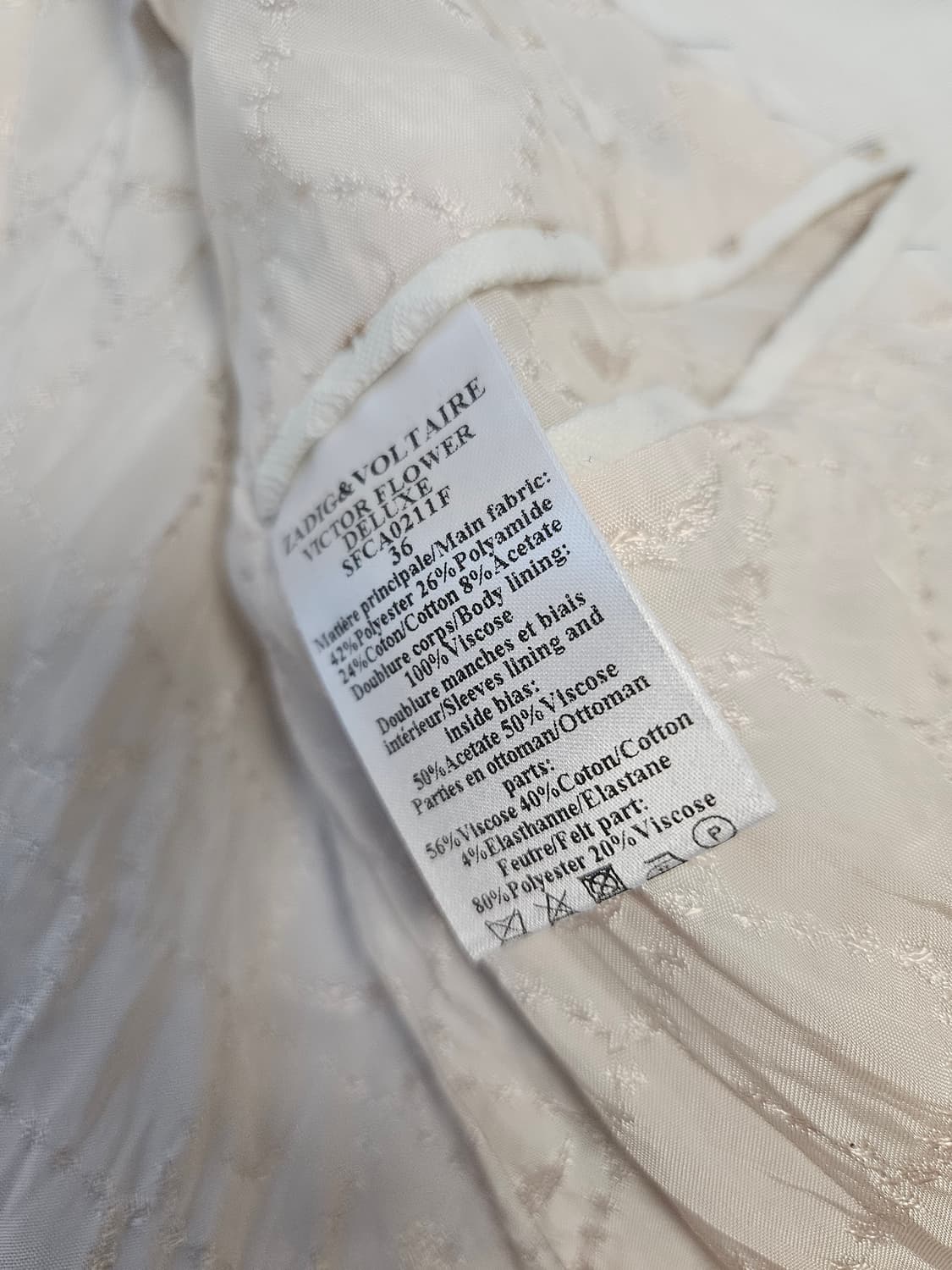 자딕앤볼테르 원버튼 자켓 상품이미지4