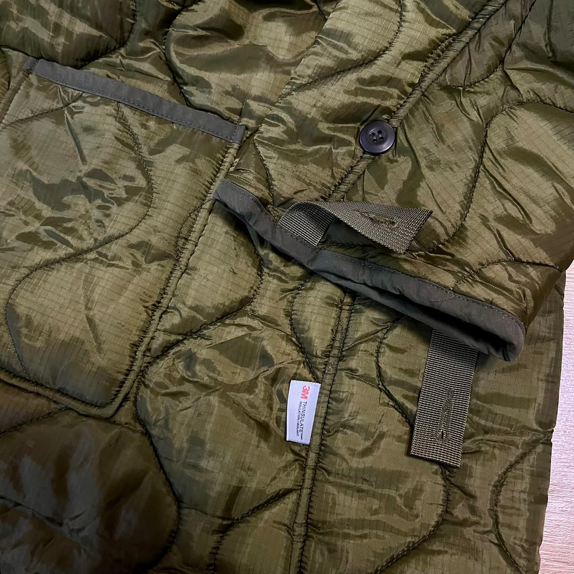 3M 신슐레이트 내피 깔깔이 올리브 (체감XL) 상품이미지2