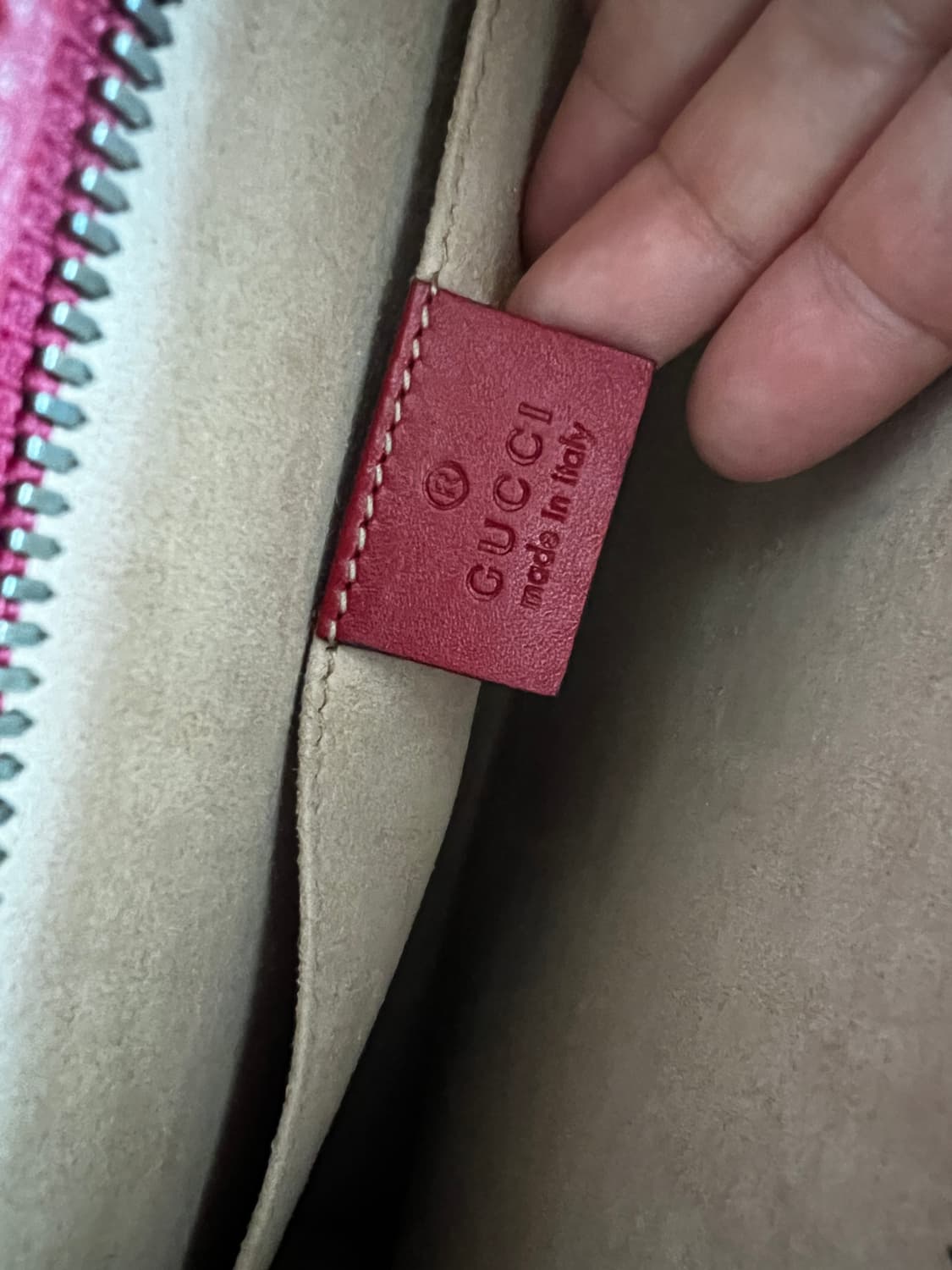 Gucci 마몬트 레드 레더 클러치백 상품이미지7