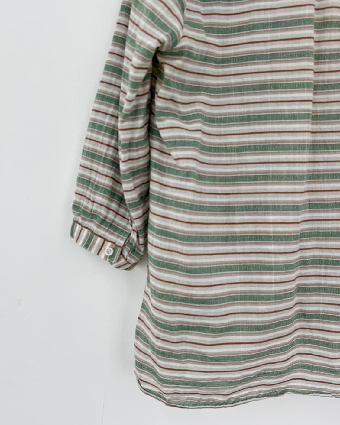 Golden Bear choco forest stripe blouse 상품이미지6
