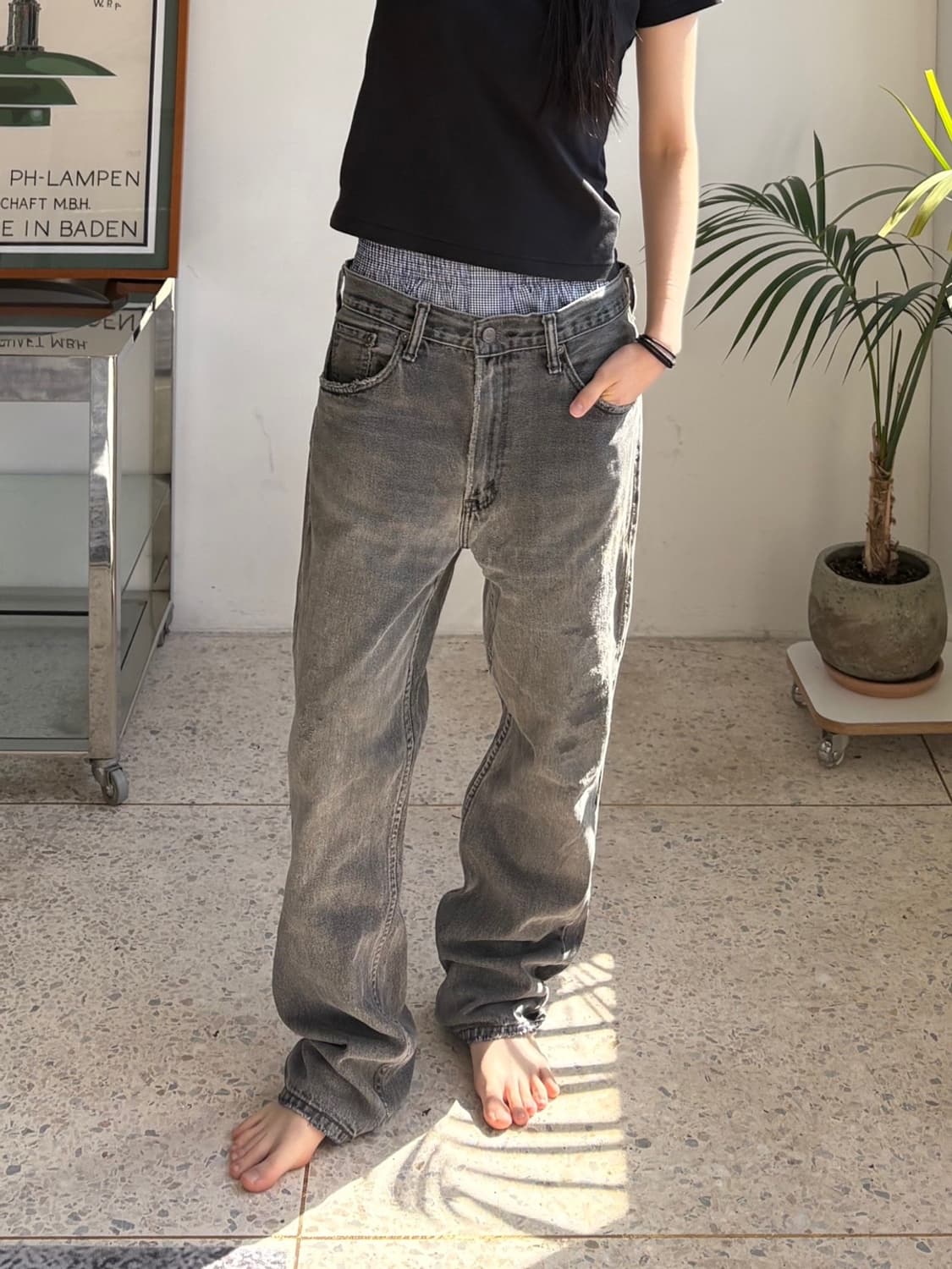 리바이스 505 흑청 상품이미지1