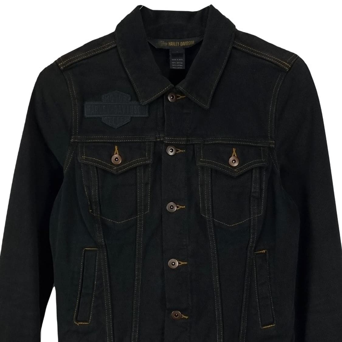 [할리데이비슨] 뒷판 빅로고 빈티지 데님 자켓 상품이미지4
