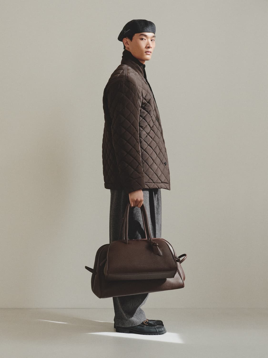 자크뮈스 26ss 투리스모 미디움 볼링백/다크 브라운 상품이미지4