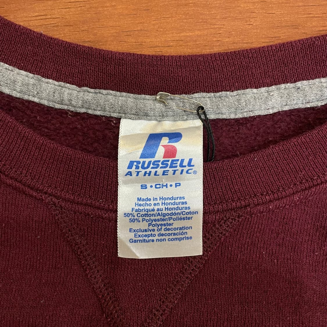 (S) Russell 러셀 유니버시티 자수 스웻셔츠 맨투맨 상품이미지7