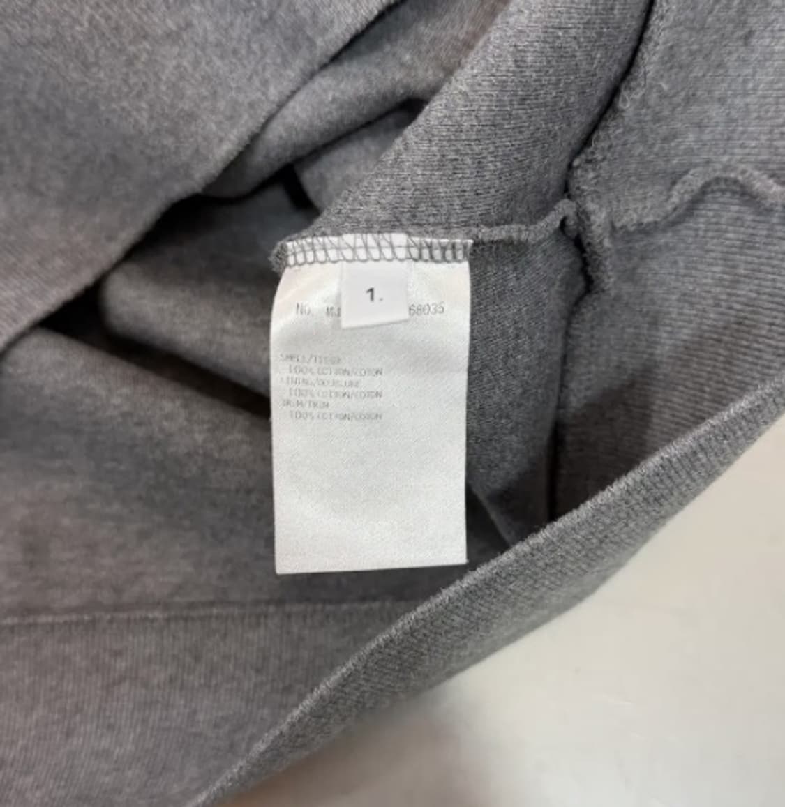 [정품] 톰브라운 트리컬러 사이드 스트라이프 후드티 그레이 S 상품이미지4