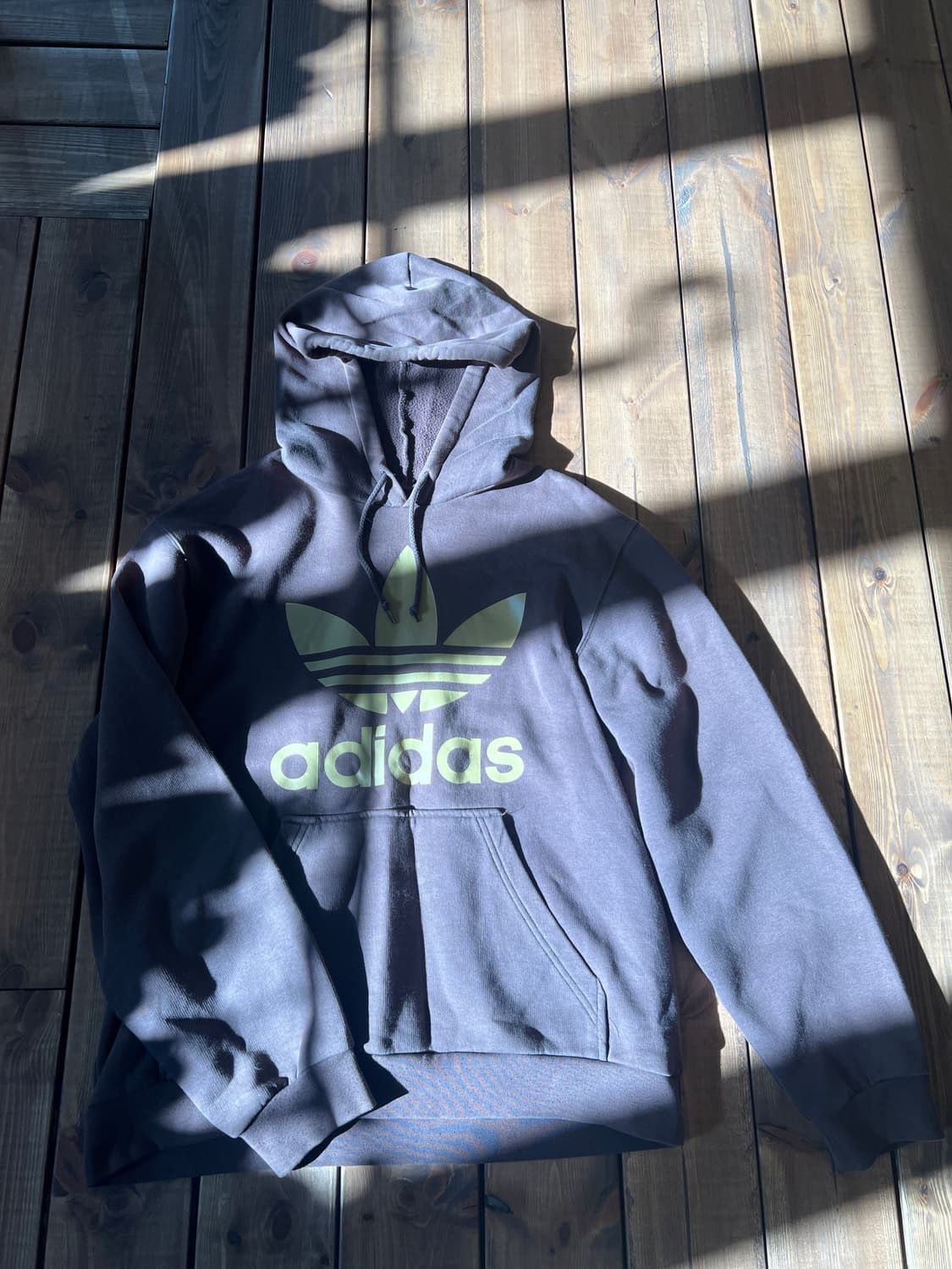 아디다스 빅로고 브라운 후드티 상품이미지6