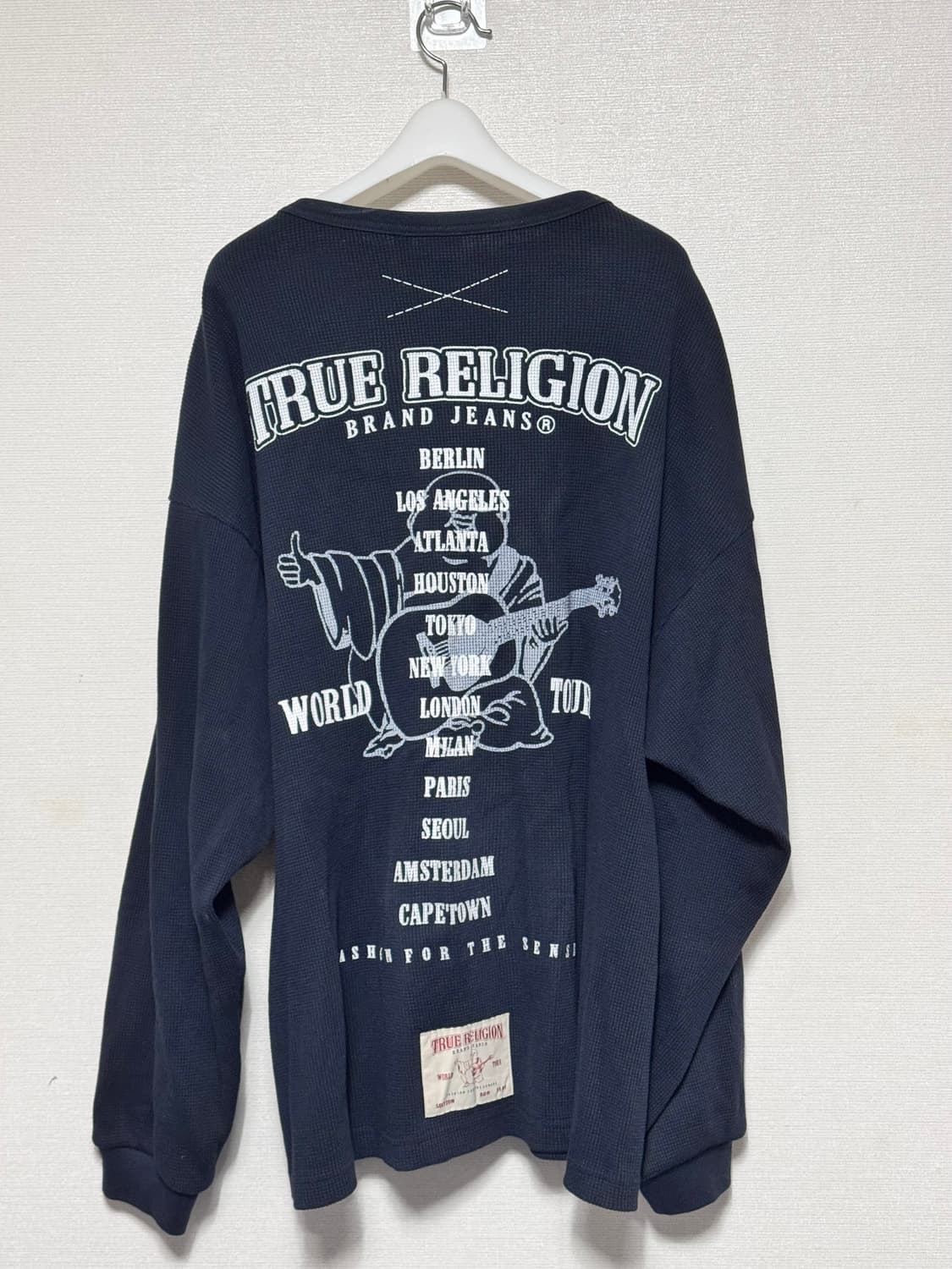 트루릴리젼 월드투어 와플 긴팔 티셔츠 상품이미지2