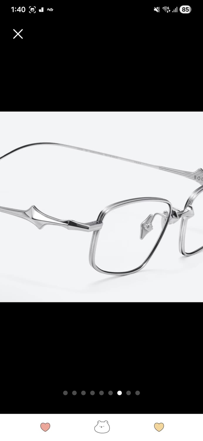 젠틀몬스터 SAGA 02 실버 안경테 새상품 상품이미지4