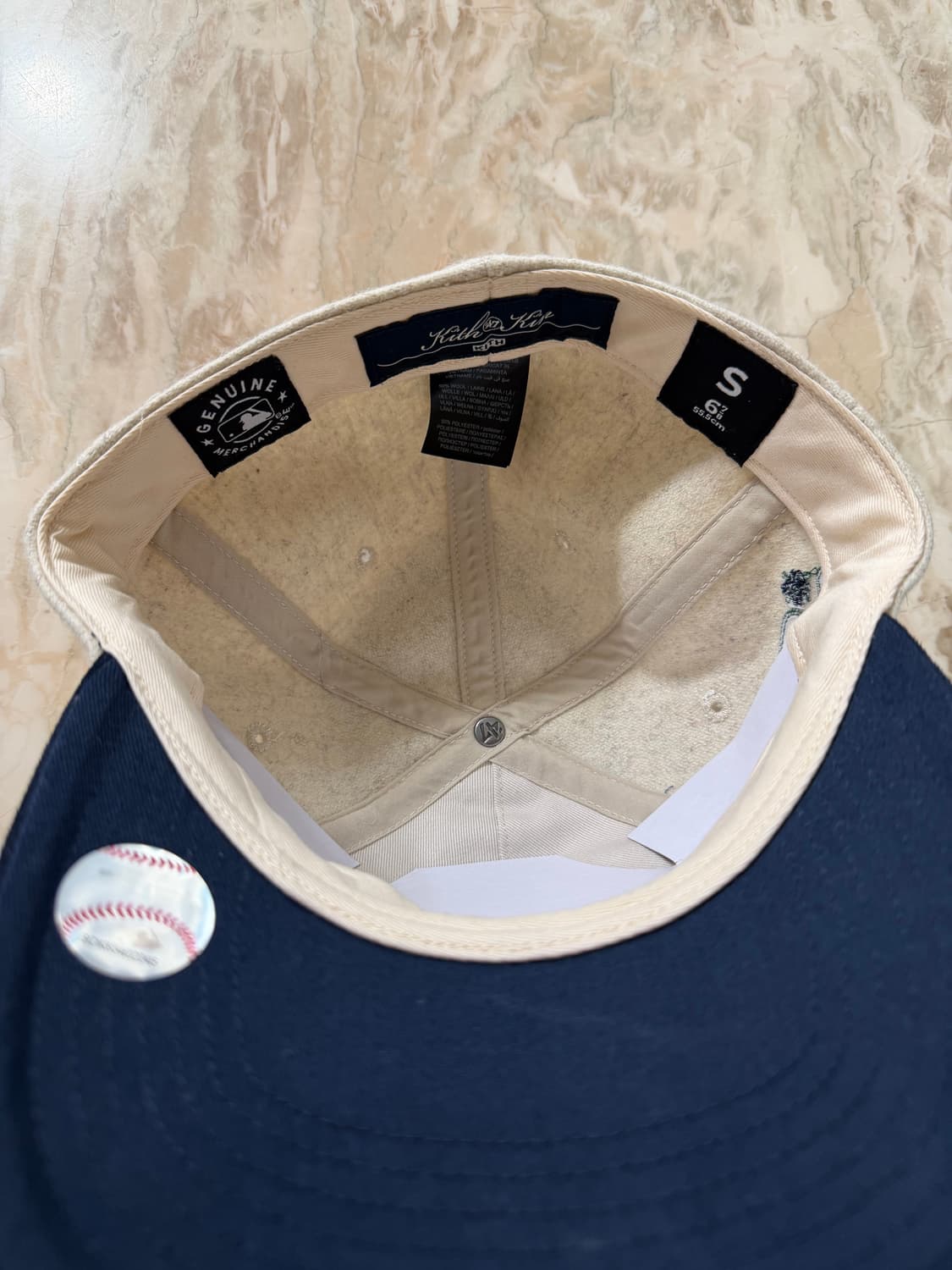 Kith 키스 뉴에라 뉴욕 양키즈 볼캡 사이즈 S 모자 새제품 상품이미지4