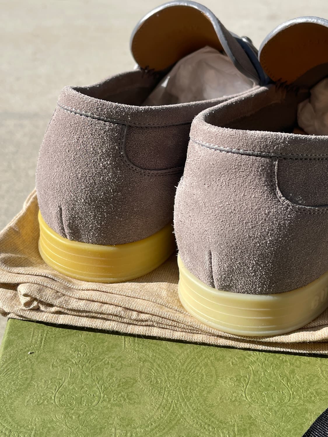 구찌 홀스빗 스웨이드 로퍼 uk8 상품이미지5