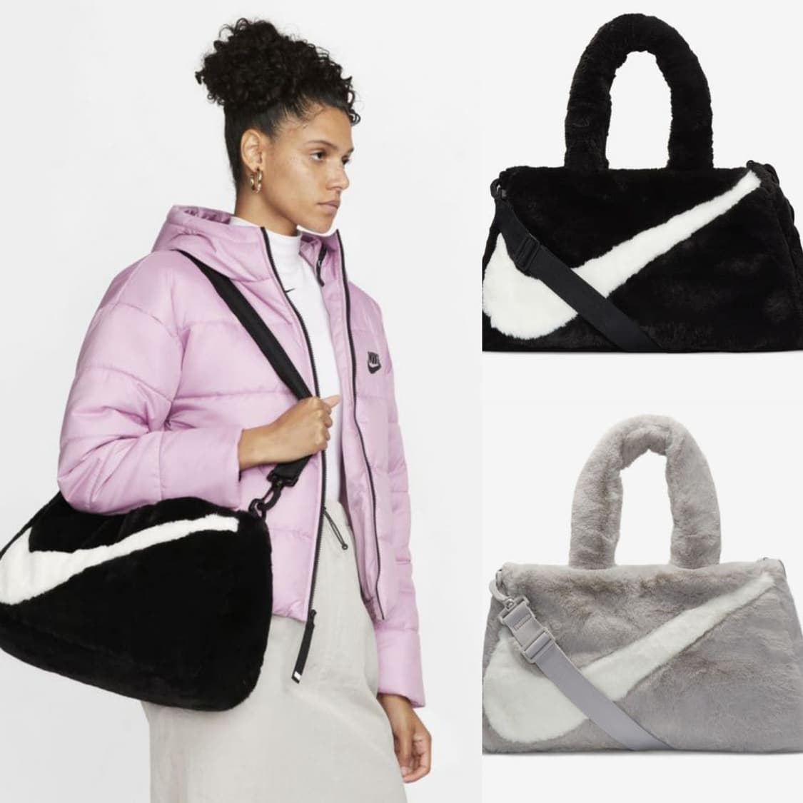 나이키 퍼 토트백 블랙 스우시 가방 | 정품 미착용 새상품 풀박스 상품이미지2