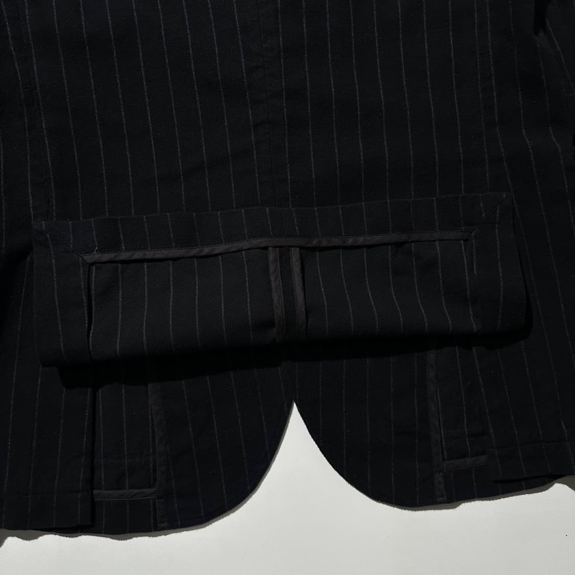 폴로 랄프로렌 스트라이프 싱글 3B 블레이저 자켓 블랙 상품이미지6