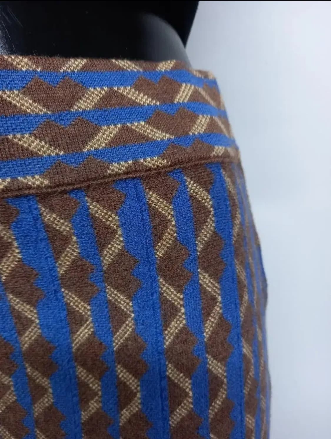 새 시스템 추동 울 패블럼 니트 롱 스커트 F 상품이미지6