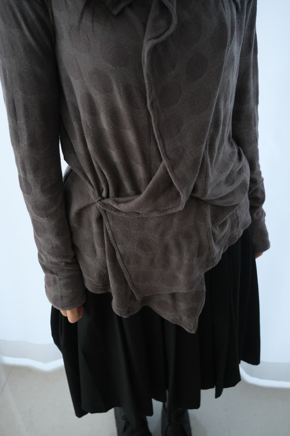 Dot Drape cardigan 상품이미지2