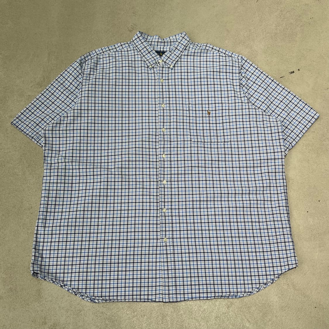 폴로 랄프로렌 체크 하프셔츠 s10611 상품이미지1