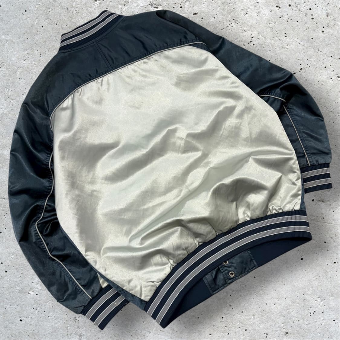 [95] 00s MLB 뉴욕 양키스 스타디움 자켓 네이비 B256 상품이미지2