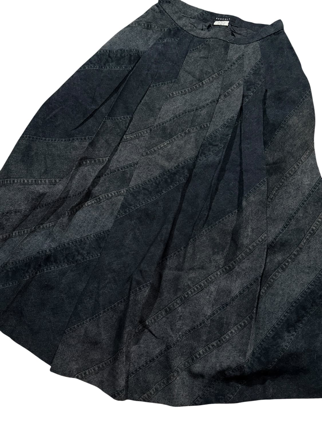Renault 일본 빈티지 페이크 데님 스커트 상품이미지2