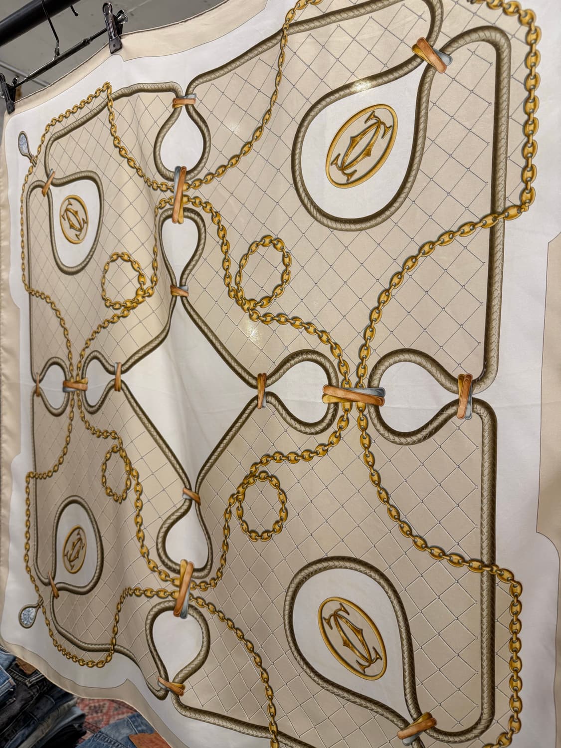 90s 빈티지 Cartier 까르띠에 스카프 상품이미지3