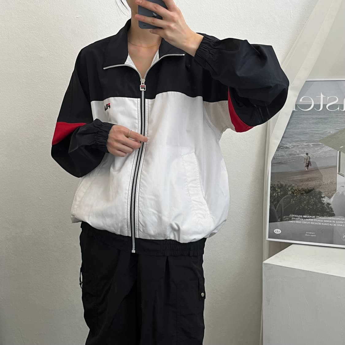 100 )휠라바람막이 운동복 A0557 상품이미지2