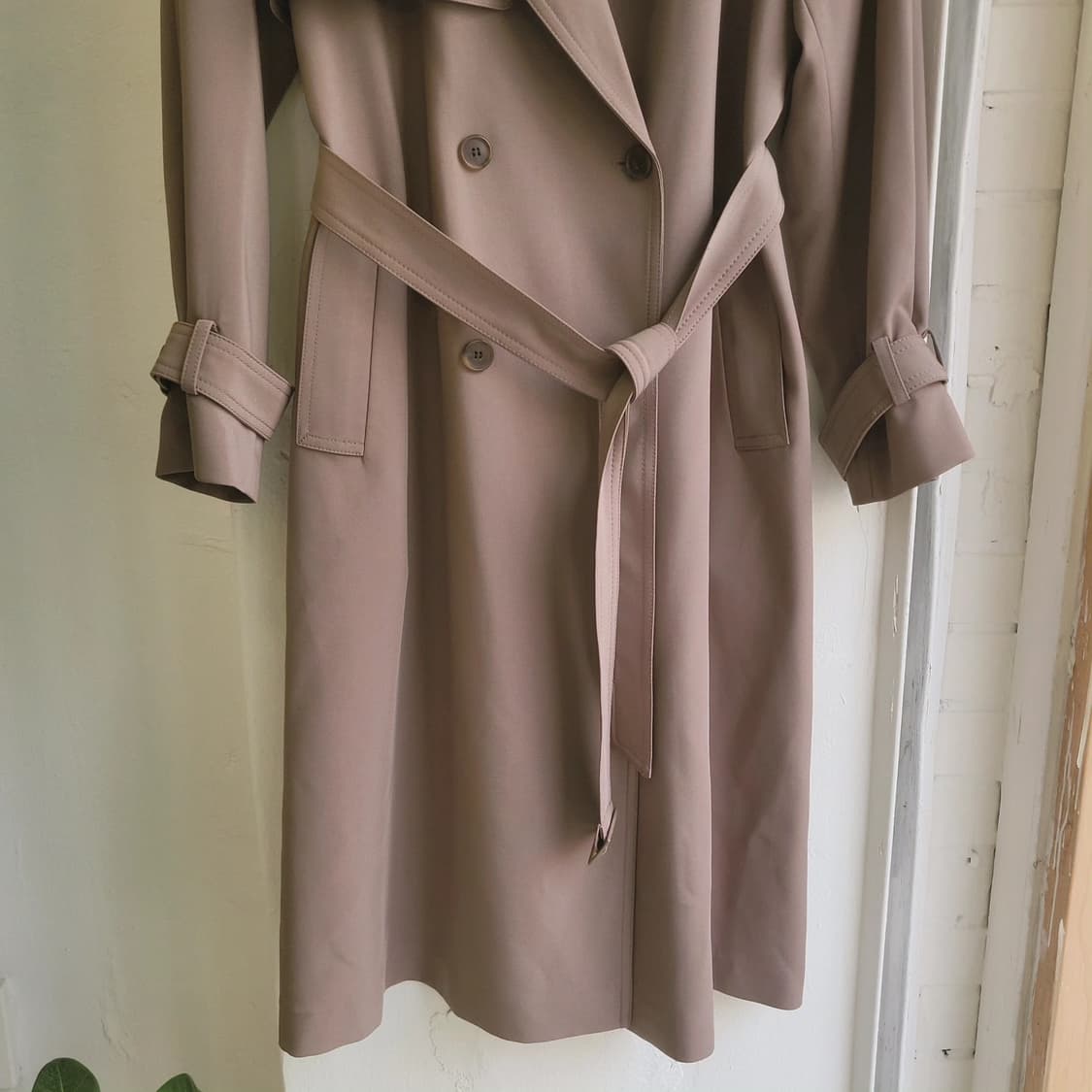 쉬즈미스 밀키브라운 트렌치코트 상품이미지6