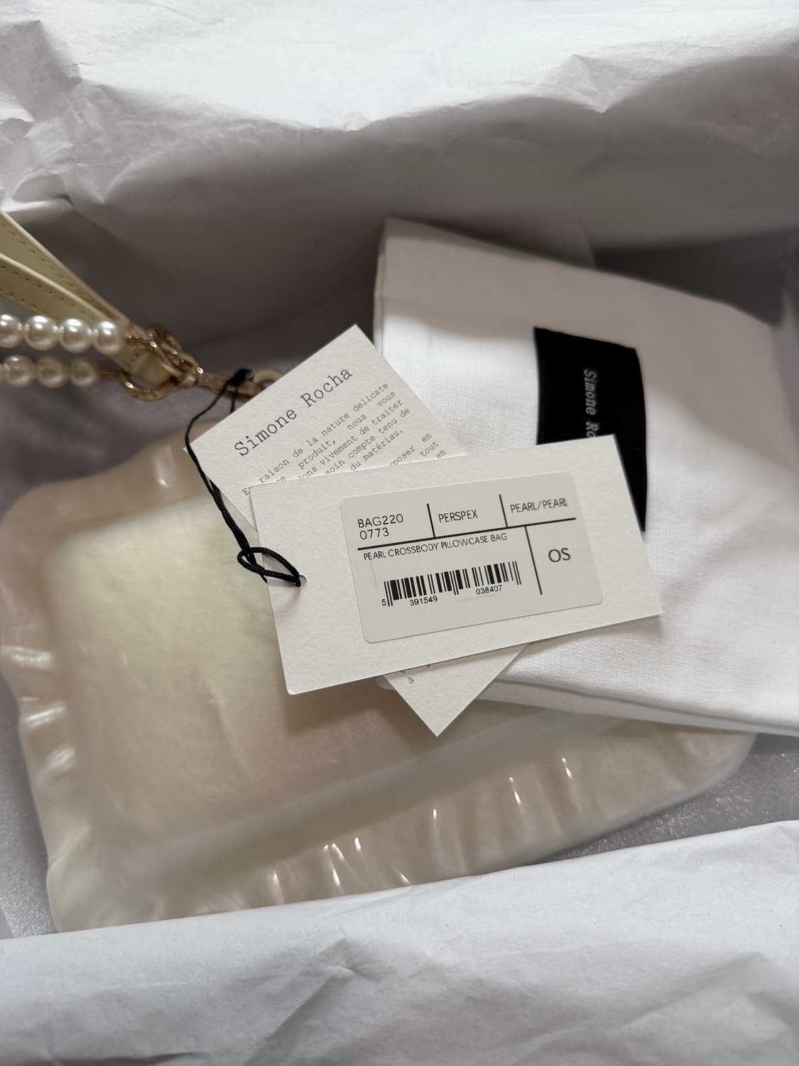 시몬로샤 펄 베개 커버 클러치 크로스 스트랩 상품이미지10