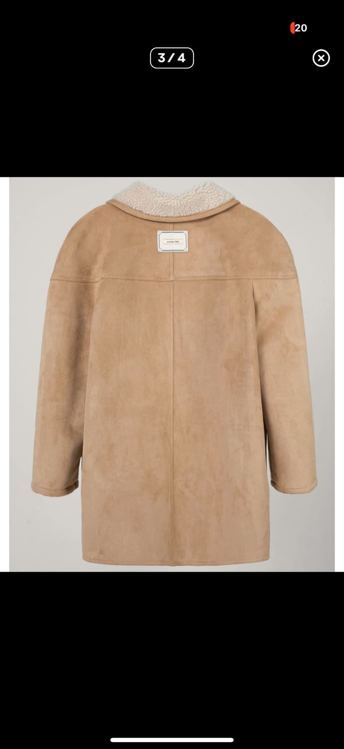  오버듀플레어 빈티지 하프 무스탕 박스째 새상품 상품이미지4