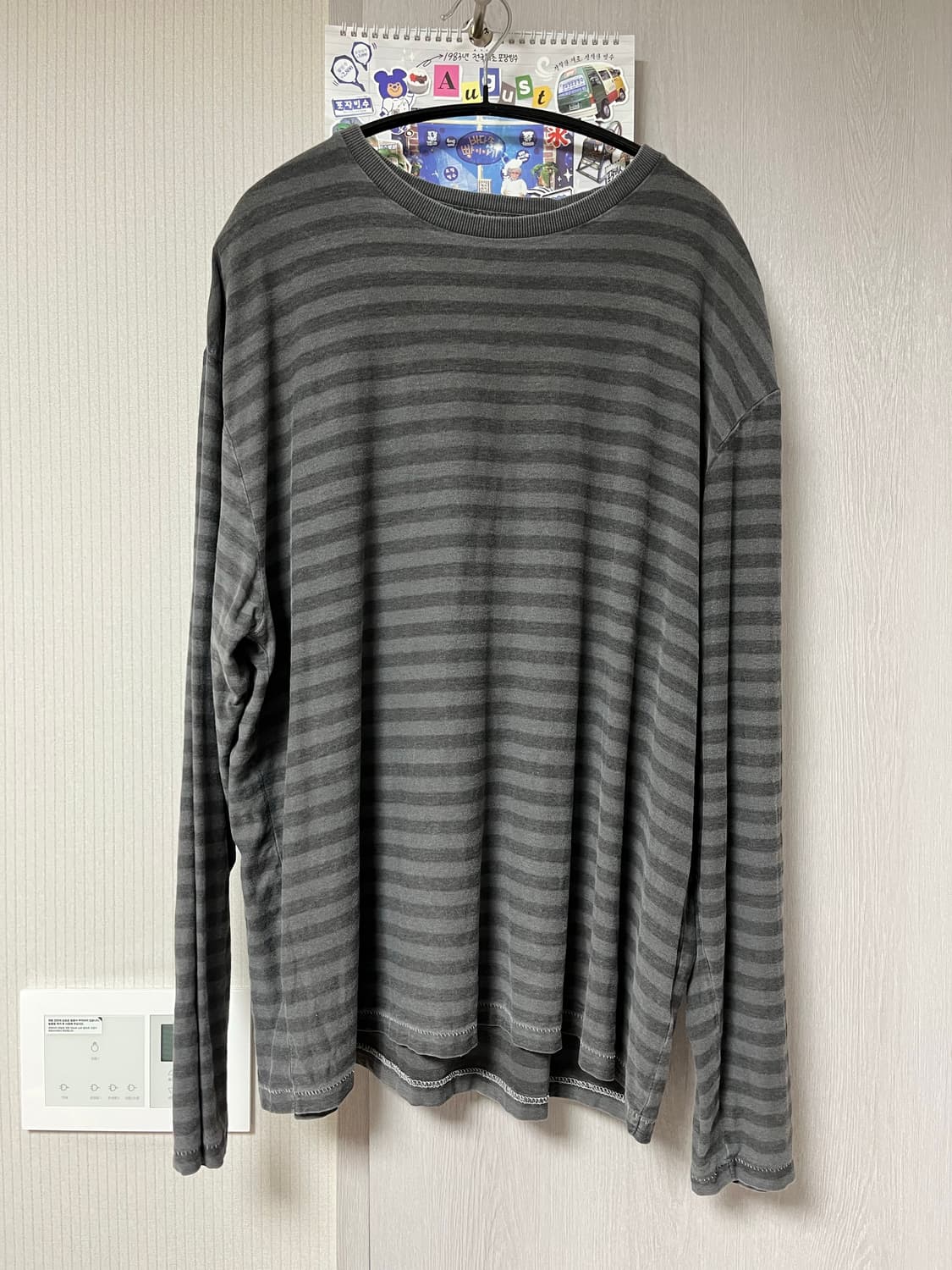 VTG Stripe Tee Dyed Grey(2nd Restock) 상품이미지2