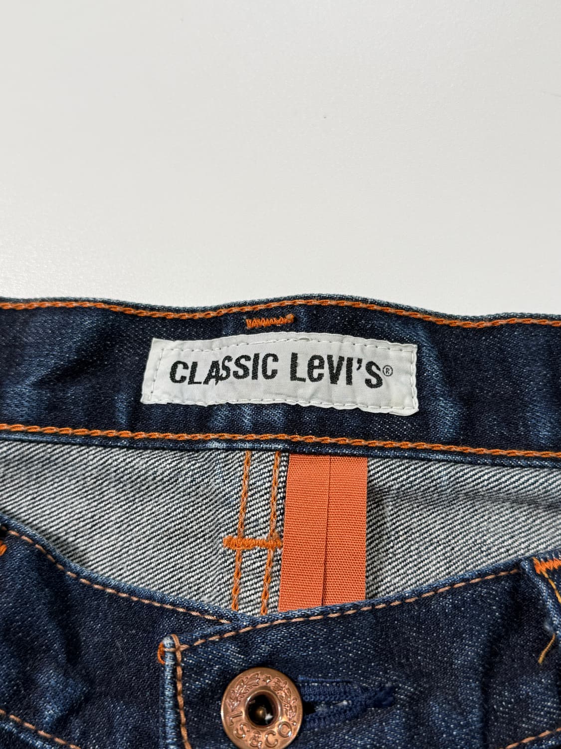 리바이스 503 진청 워싱 데님 팬츠 상품이미지7