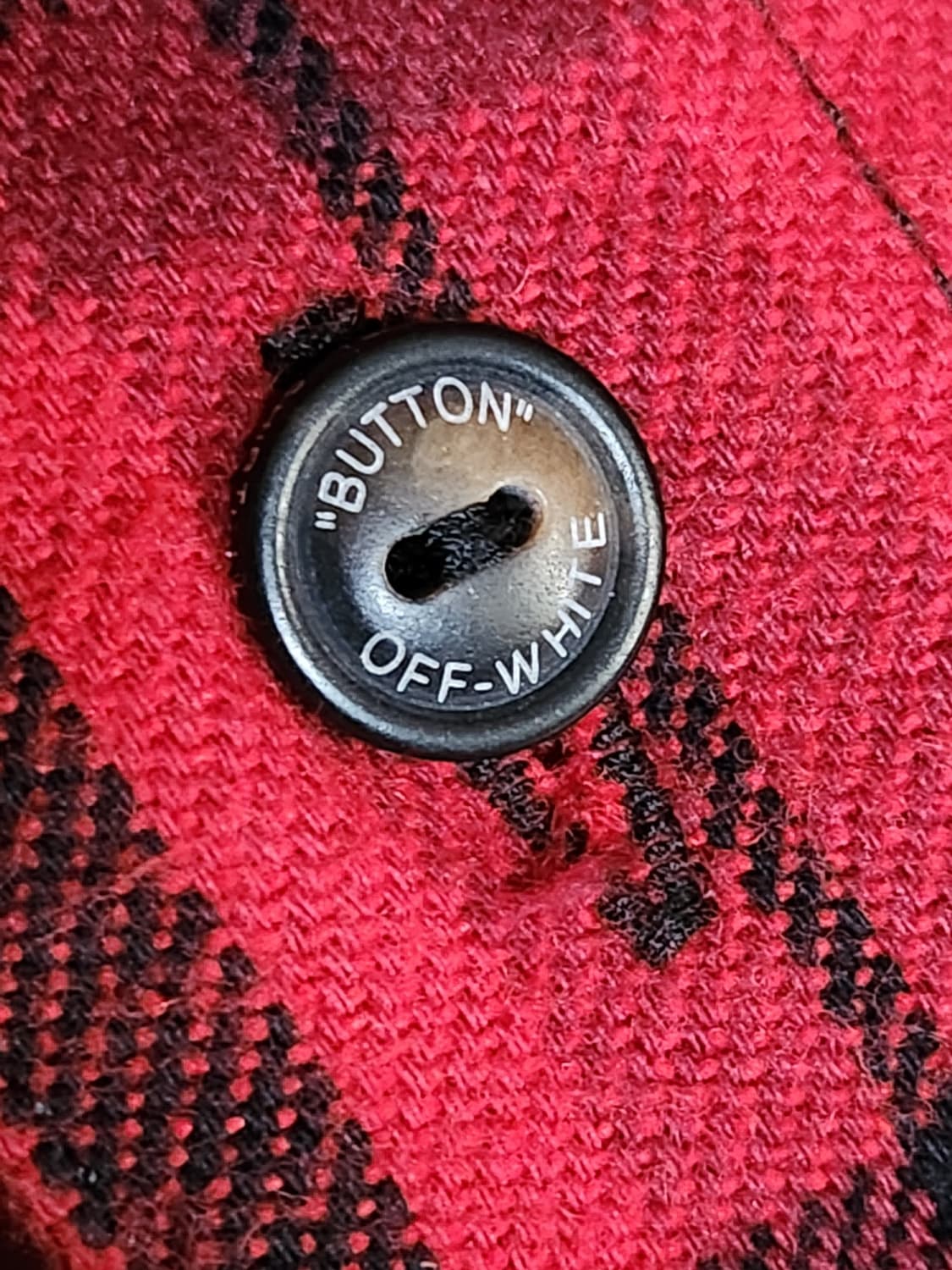 M 오프화이트 레드 애로우 오버핏 남성 셔츠 상품이미지4