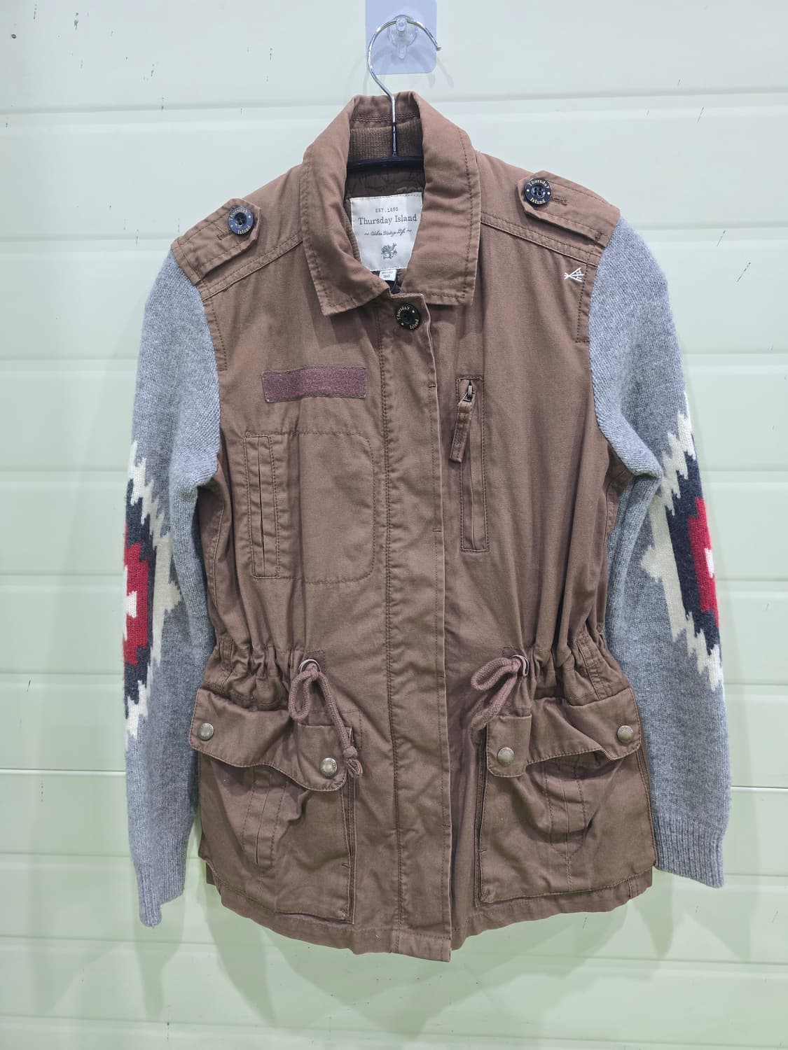 Thursday Island 니트 소매 야상 S 상품이미지1