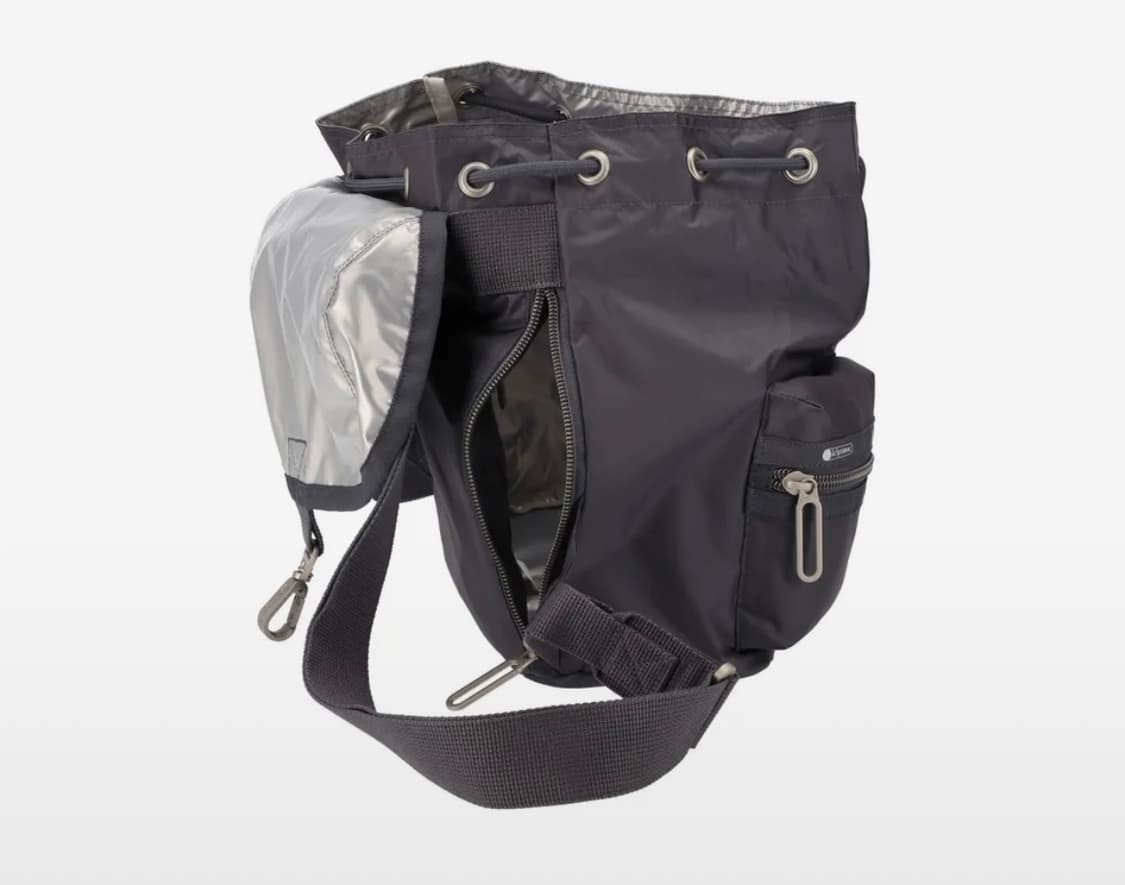 레스포색 섀도우C 그레이 미니 백팩 상품이미지6