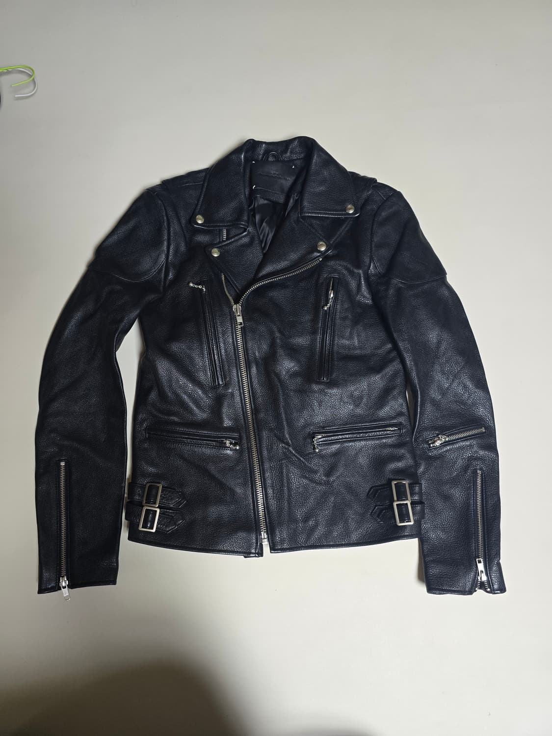 Diva Studio Collection 리얼레더 라이더 자켓 S 상품이미지1