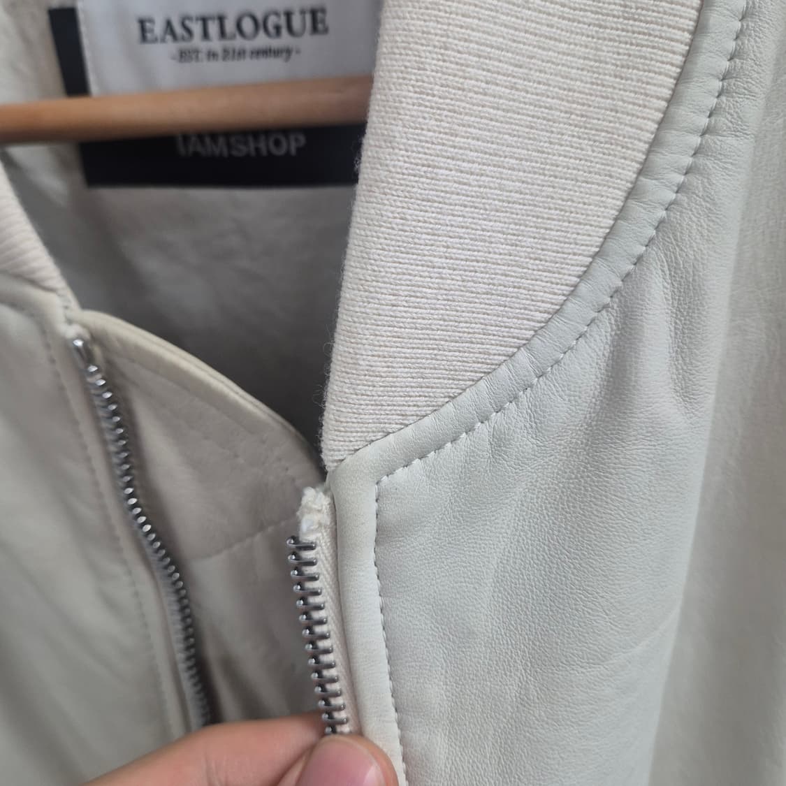 이스트로그 ma1 레더 자켓 무스탕 상품이미지6