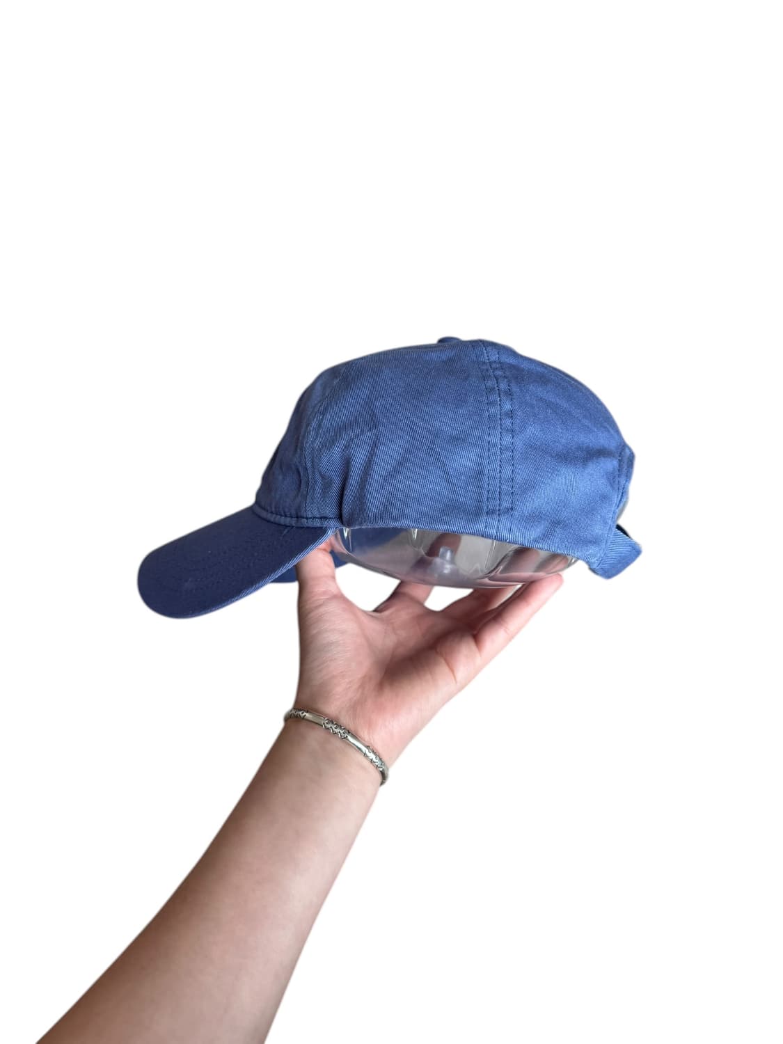 가니 블루 자수 볼캡 상품이미지3